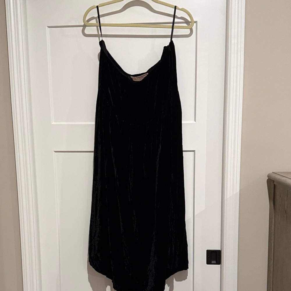 Double D Ranch Black Velvet maxi skirt